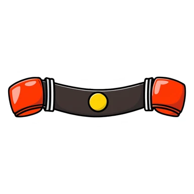 Boxing championship belt sticker