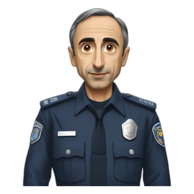 ÉRIC ZEMMOUR Police nationale français sticker
