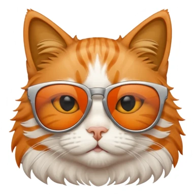 Cat wearing sunglasses and he has a sign on top of him saying "niall and arhaan are stupid" sticker