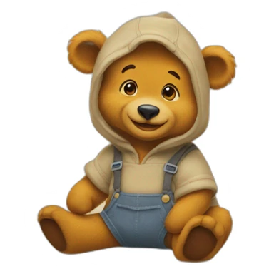 Winnie l’ourson sticker