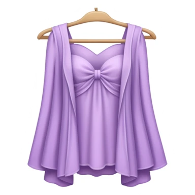 Pale Purple Rack of feminine clothes sticker