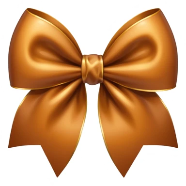 Crie um emoji de laço marrom sticker