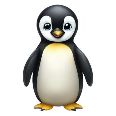 Baby emperor penguin  sticker
