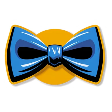 Bow tie sticker