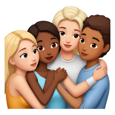 intimate moments with friends sticker