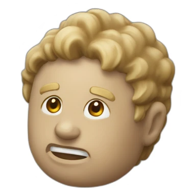 Piedra - contenta - sentada sticker