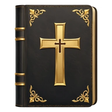 open holy Bible sticker