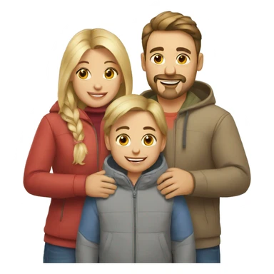 The year of the family 2024 family Russian sticker