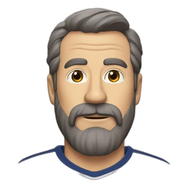 Coach beard ted lasso sticker