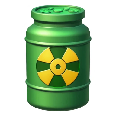 nuclear waste sticker