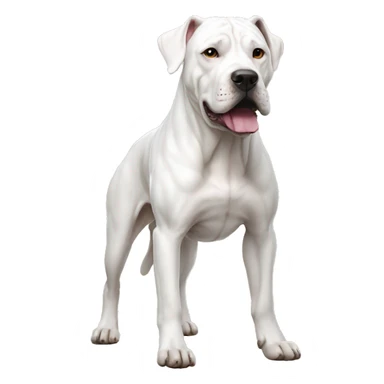 Dogo Argentino Dog Breed Full Body sticker