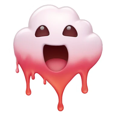 Cute Melting heart sticker