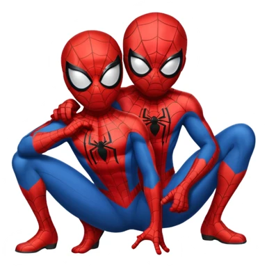 Spiderman love sticker