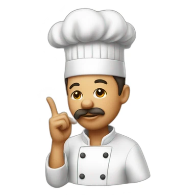 chef kissing fingers sticker