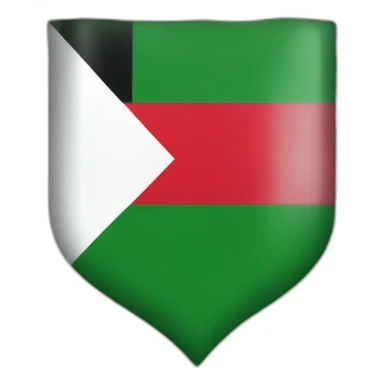 drapeau de l'Algérie mélanger a celui de la Palestine sticker