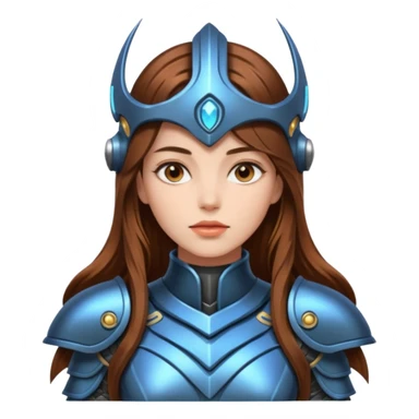 medieval future woman sticker