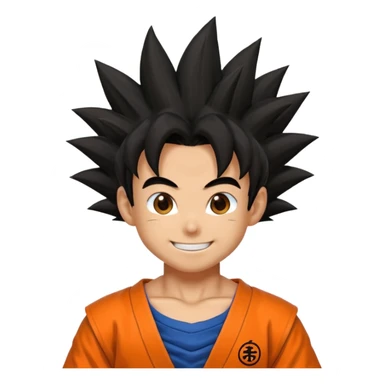 Goku imoji sticker