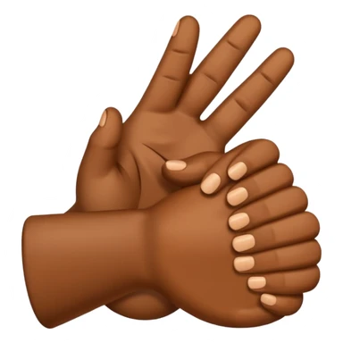 Saludo de manos sticker