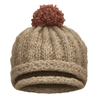 knit winter hat no person sticker