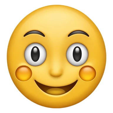 smiling rmoji with ticking eye sticker