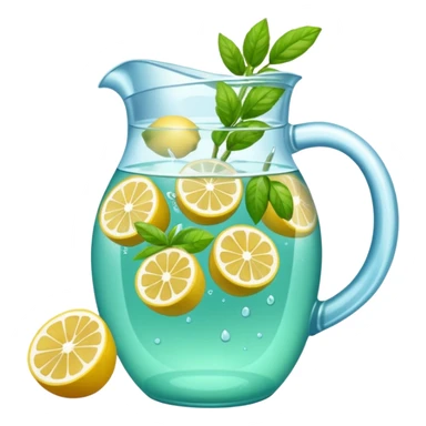 Una jarra de agua de sabor sticker