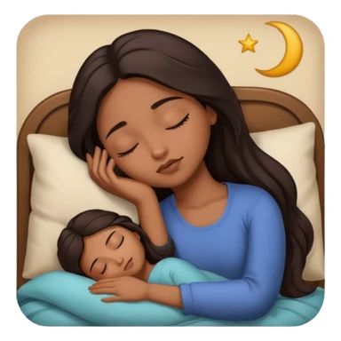 Morena dormindo sticker