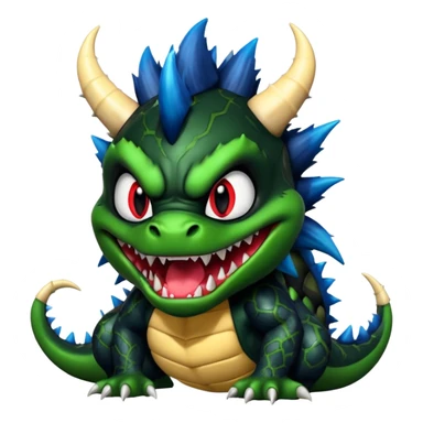 Bowser-Toothless-Stitch-Venom-fusion sticker