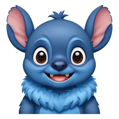 Stitch sentado sticker