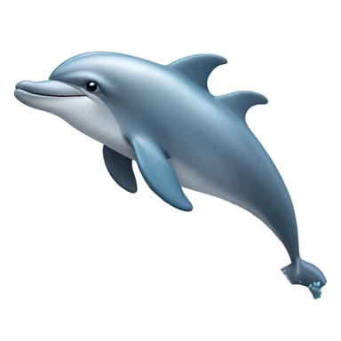 A dolphin in the sea sticker