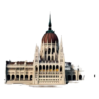 budapest parliament  sticker