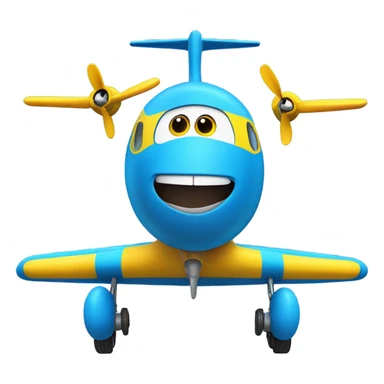 Thomas the tank engine plane ripoff sticker
