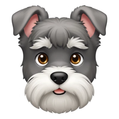 mini schnauzer emoji sticker