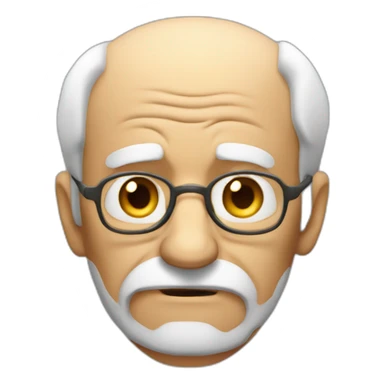 very dissapointed old man sticker