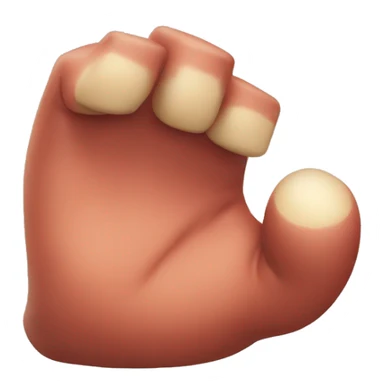 knuckles the echidna hand sticker