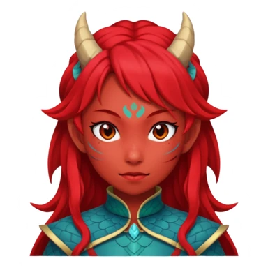 Anime She/Them  DragongirlRed sticker