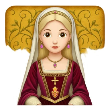 a godmother in medieval time sticker