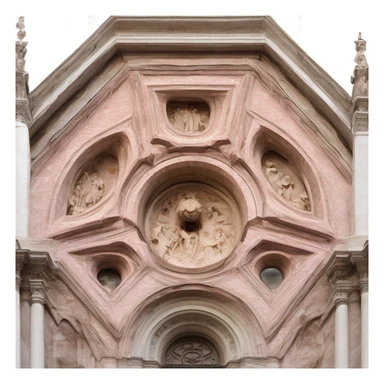 battistero e duomo di parma sticker