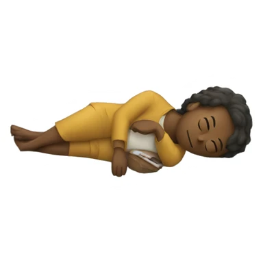 Laying on the couch sticker