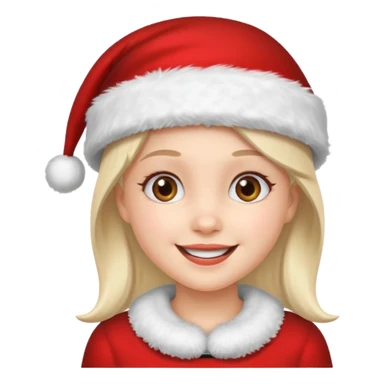 Christmas girly sticker