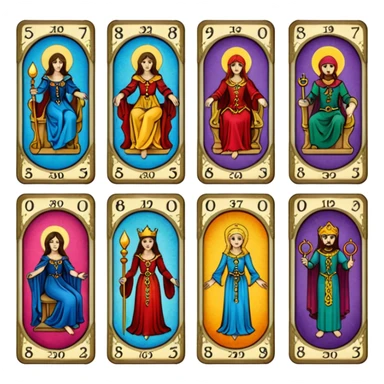 Tarot cards sticker