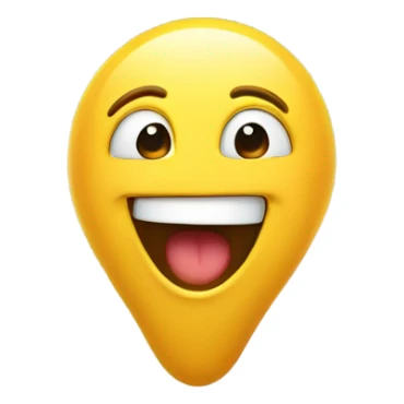 Laughing emoji pointing  sticker