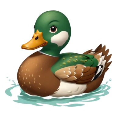 Sarcelle hiver canard sticker