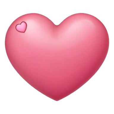 Ruddy pink heart sticker