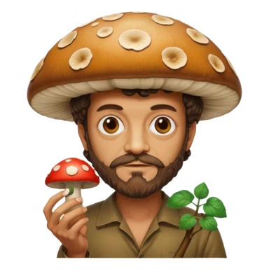 terence mckenna mushroom sticker
