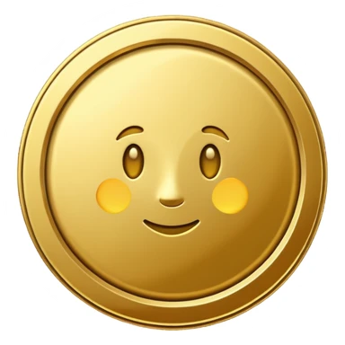 gold coin sticker