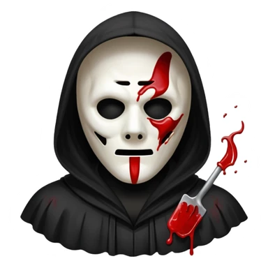 ghostface from scream sticker