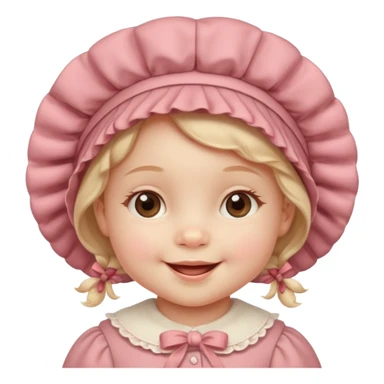 create a baby girl emoji from the 60. sticker