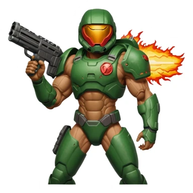 Doom eternal doom-slayer not emoji sticker