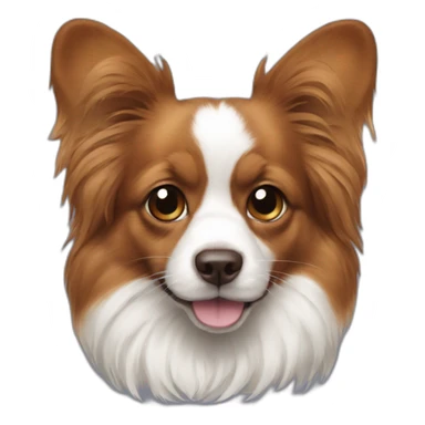 Portée d'epagneul papillon sticker