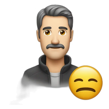 Zwei daumen die ein herr bilden sticker